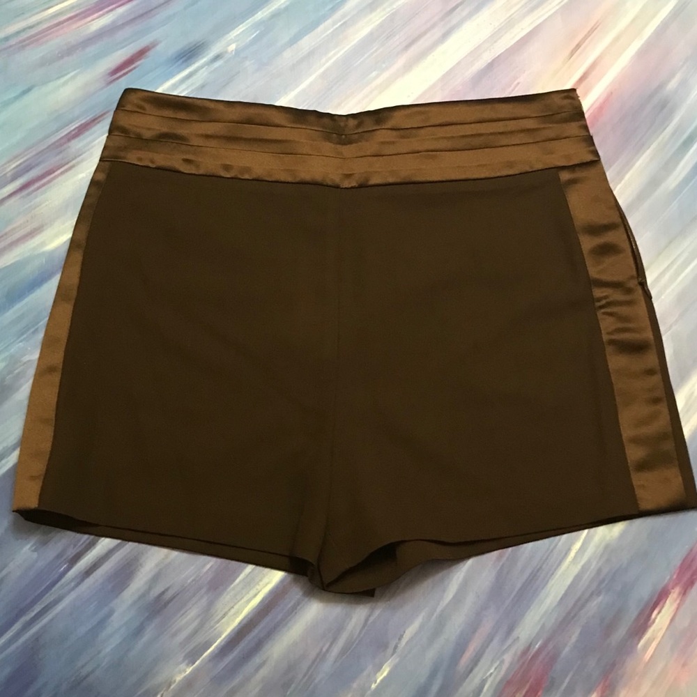 Black casual shorts